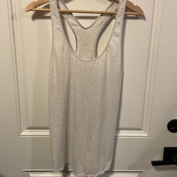 LULULEMON OM RACERBACK - HEATHERED WHITE - Picture 4 of 8